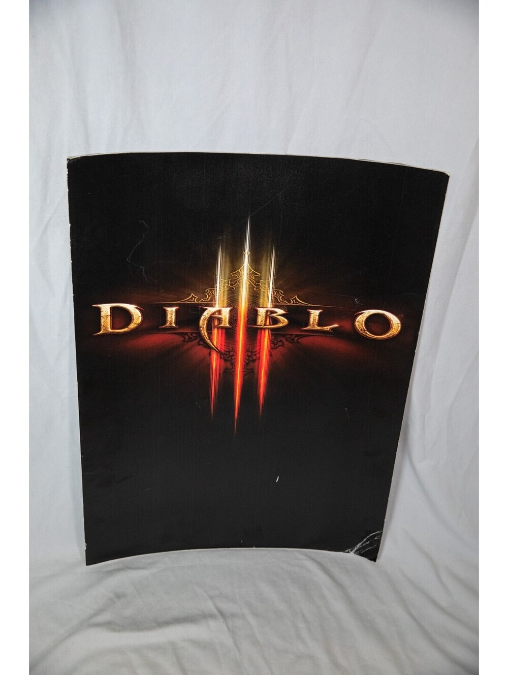 Best Buy Vintage Y2K Store Display Poster Diablo 3 - Cardstock - 19 x 27"